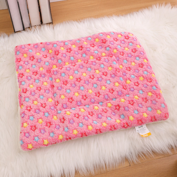 Лежак для домашнего животного для котов и собак Taotaopets 573301 Pink Stars M