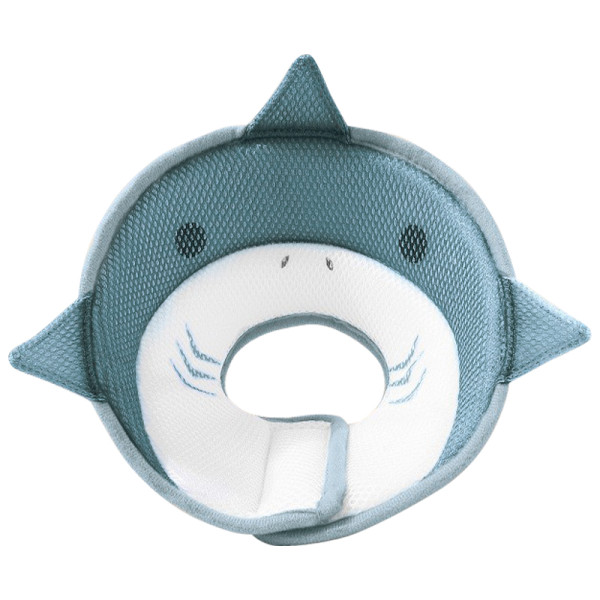 Мягкий воротник-подушка для кошек DT-613 послеоперационный защитный от вылизывания L Gray Shark