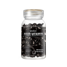 Витаминные капсулы для волос Sevich Hair Vitamin с маслом Кукуи и Алоэ Вера для темных волос и защиты от солнца черные 30шт