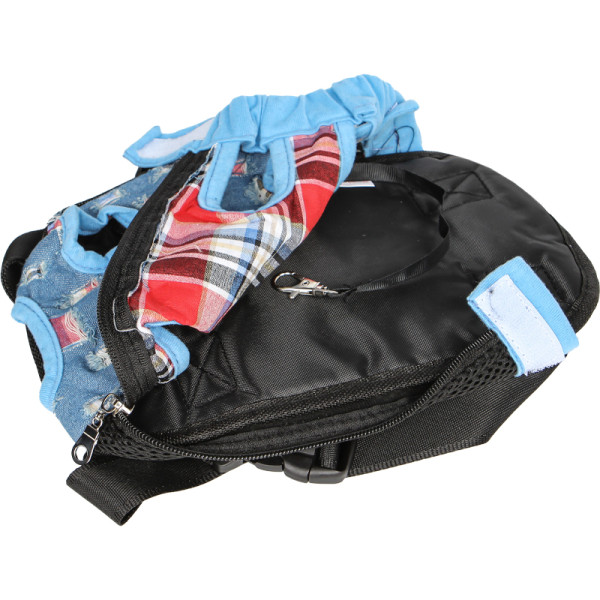 Рюкзак- кенгуру для животных DT834 Jeans ragged M