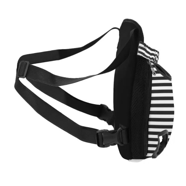 Рюкзак-кенгуру для животных DT834 Strip Black + White L