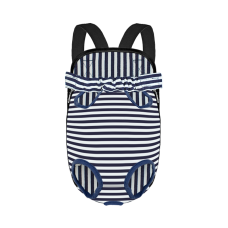 Рюкзак-кенгуру для животных DT834 Strip Dark Blue + White L