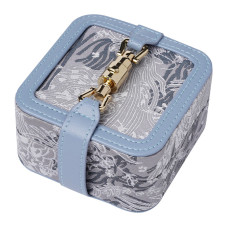 Шкатулка Casegrace SP-01328 для украшений и ювелирных изделий портативная с замком 10*10*5 см Blue