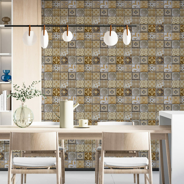 Декоративна ПВХ плитка на самоклейці 300х300х5мм Квадрат, ціна за 1 шт. (СПП-604) SW-00000671