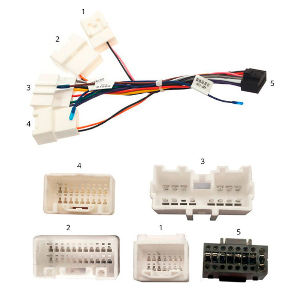 Адаптер штатного усилителя FEELDO Mitsubishi Pajero Sport 2006-2009 (4051)