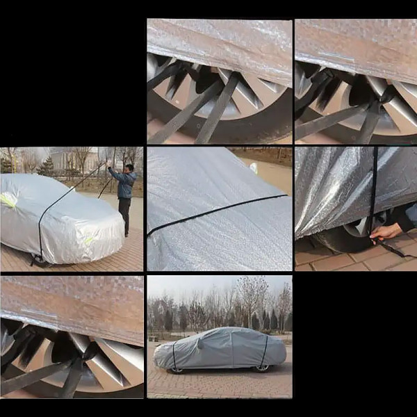 Защитный чехол-тент для автомобиля SUV от снега дождя солнца водонепроницаемый пыленепроницаемый 525*195*185