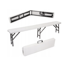 Лава, лавка розкладна садова туристична Польща 180см (біла)