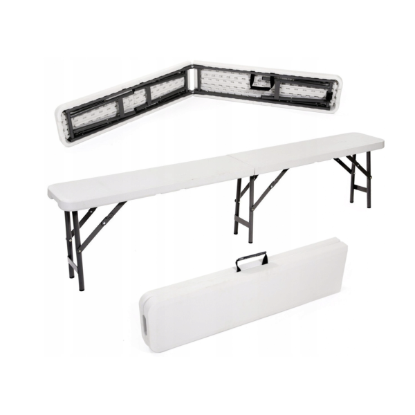 Лава, лавка розкладна садова туристична Польща 180см (біла)