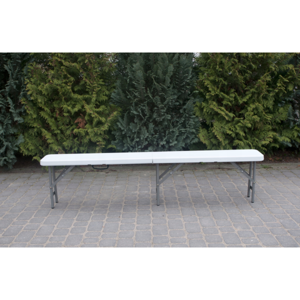 Лава, лавка розкладна садова туристична Польща 180см (біла)