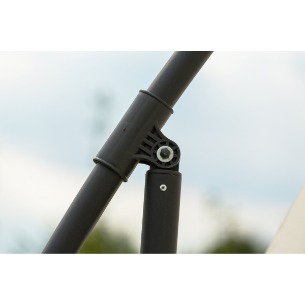 Садова розкладна парасоля Funfit Garden (діаметр - 3 метри) з боковою стійкою, Зелена