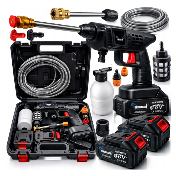 Акумуляторна мийка високого тиску Ondragon 48V + 2 акумулятори (Польща)