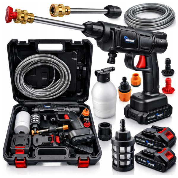 Акумуляторна мийка високого тиску Ondragon 36V + 2 акумулятори (Польща)