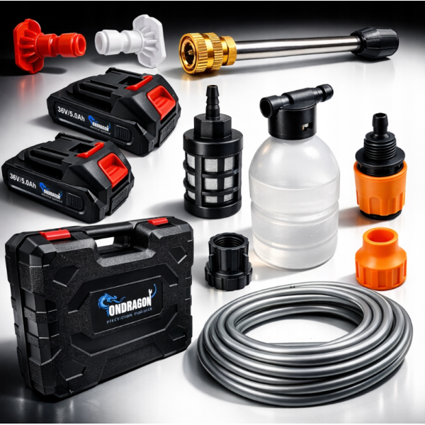 Акумуляторна мийка високого тиску Ondragon 36V + 2 акумулятори (Польща)