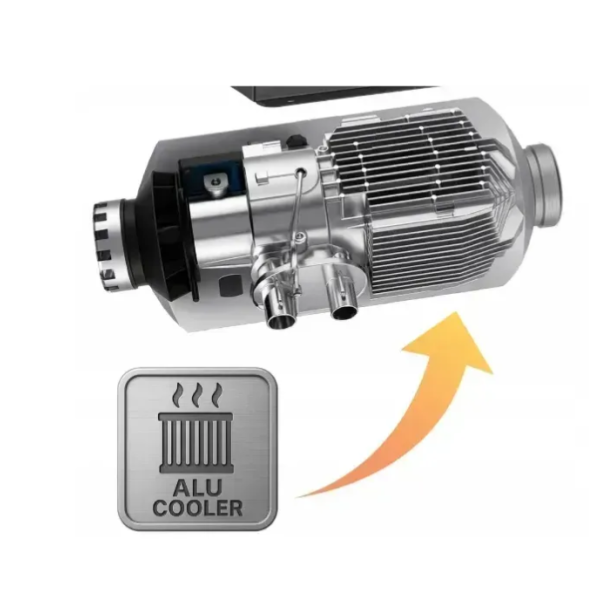 Дизельний автономний обігрівач 9 кВт TOOLME TM188 (230V/12V/24V) керування Bluetooth (Android / iOS) + пульт ДК