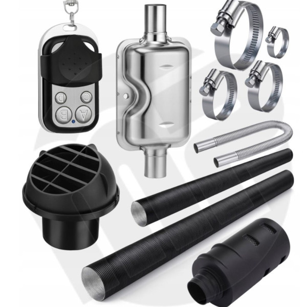 Дизельний автономний обігрівач 9 кВт TOOLME TM188 (230V/12V/24V) керування Bluetooth (Android / iOS) + пульт ДК