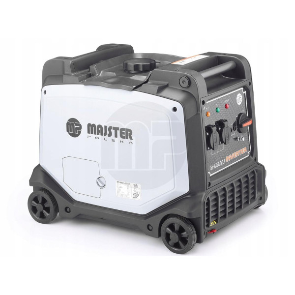 Інверторний бензиновий електрогенератор 3,8 кВт MAJSTER POLSKA MP0662 з AVR, тихий, з мідною обмоткою (Польща)