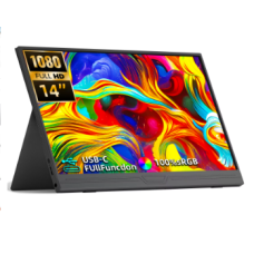 Портативний монітор ZSUS 14A black 14" 1920x1080 60 Гц