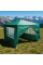 Садовий павільйон / альтанка / торговий тент (3x3x2,5 м) 4 стінки, з вікнами, Зелений