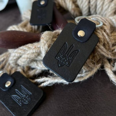 Брелок Тризуб чорний унісекс