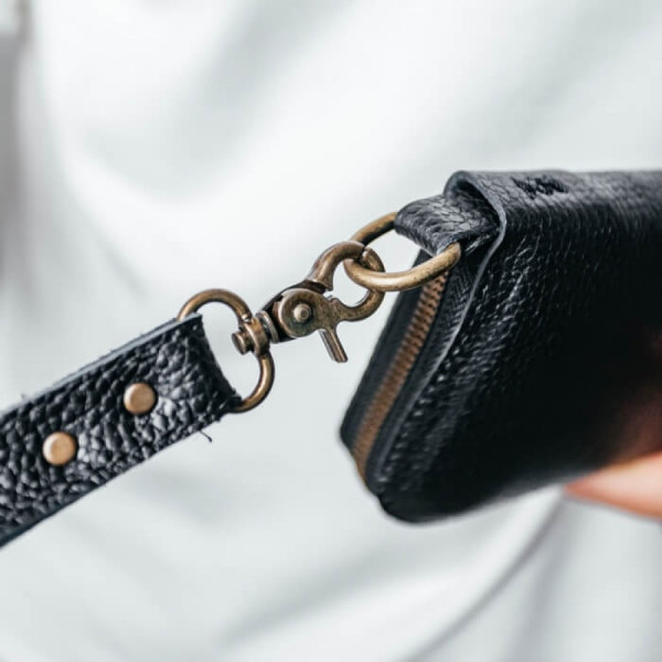 Чоловічий клатч зернистий