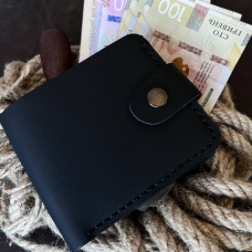 Чоловічий гаманець Біфолд Сіетл чорний