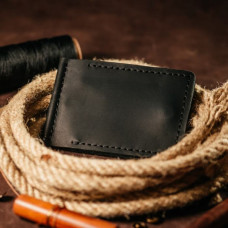 Затискач для грошей чорний