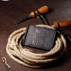 Затискач для грошей чорний MNS