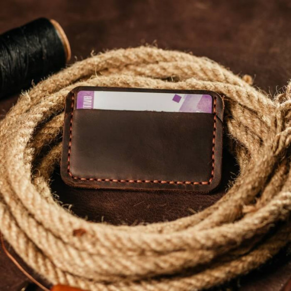 Картхолдер коричневий