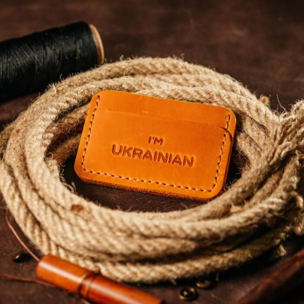 Картхолдер рудий I'm Ukrainian