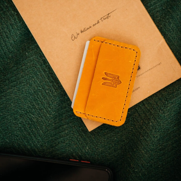 Картхолдер рудий Тризуб