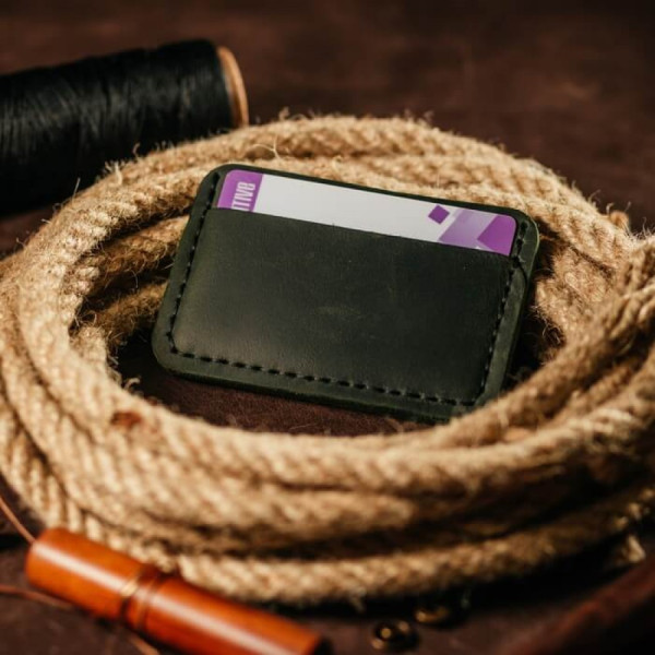 Картхолдер зелений Тризуб