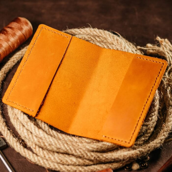 Чоловіча обкладинка на паспорт руда Home