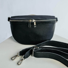 Жіноча сумка на пояс бананка Dallas чорна