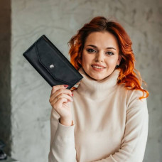 Жіночий гаманець Флоренція чорний