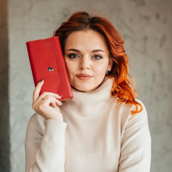 Жіночий гаманець Флоренція червоний