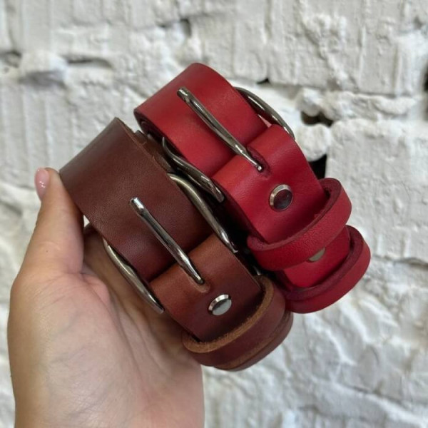 Жіночий ремінь Dakota червоний