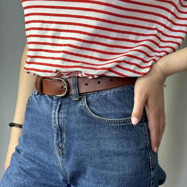 Жіночий ремінь Dakota коричневий