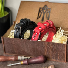 Жіночий подарунковий набір з двух ременів Dakota