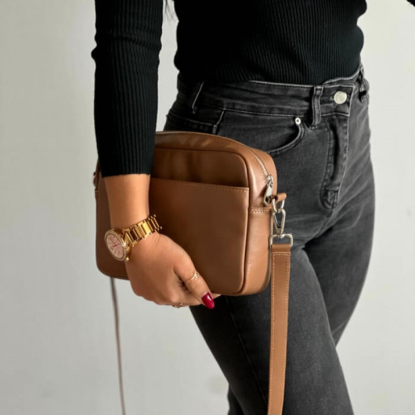 Жіноча сумка Джорджія карамель