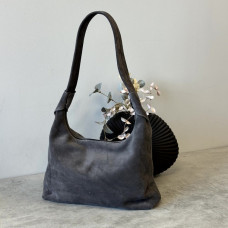Жіноча сумка замшева Аляска графіт