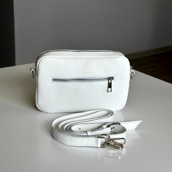 Жіноча сумка Париж біла