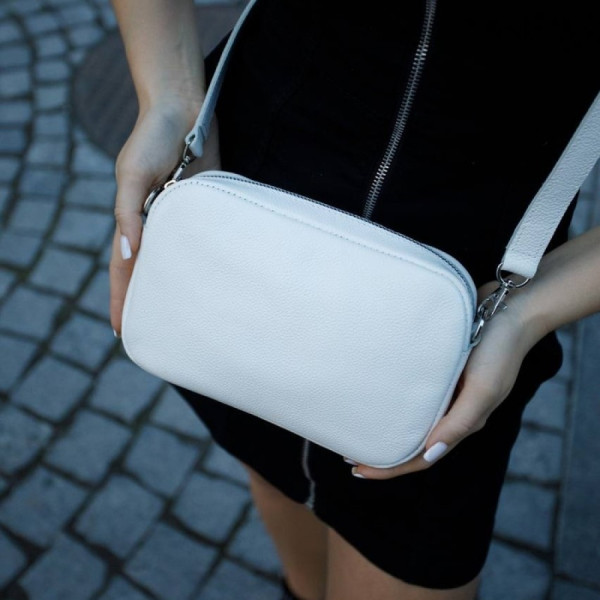 Жіноча сумка Париж біла