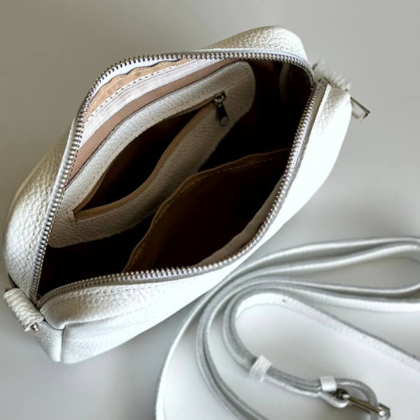 Жіноча сумка Париж біла