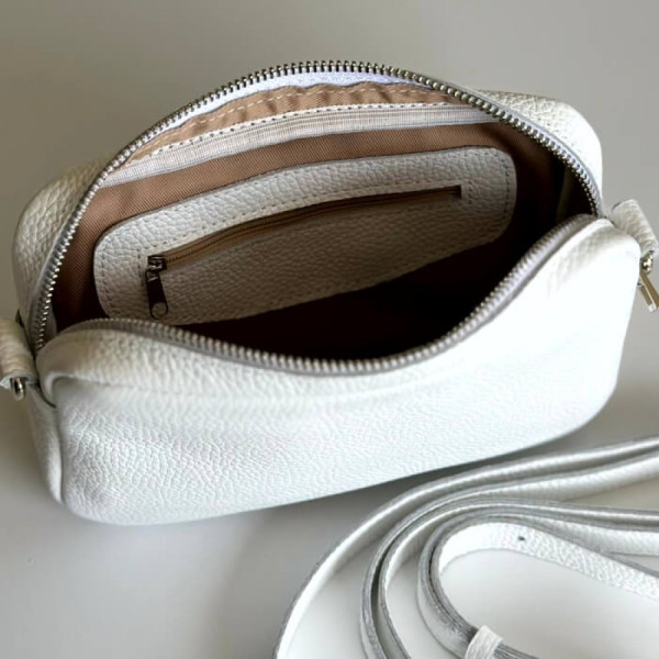 Жіноча сумка Париж біла