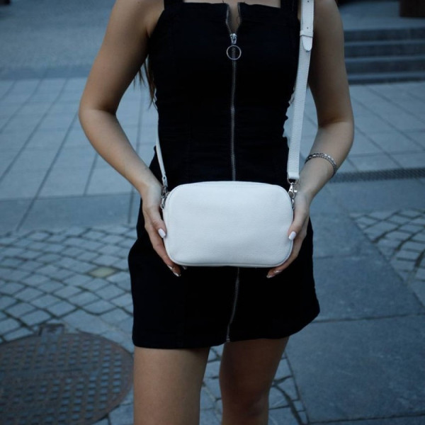 Жіноча сумка Париж біла