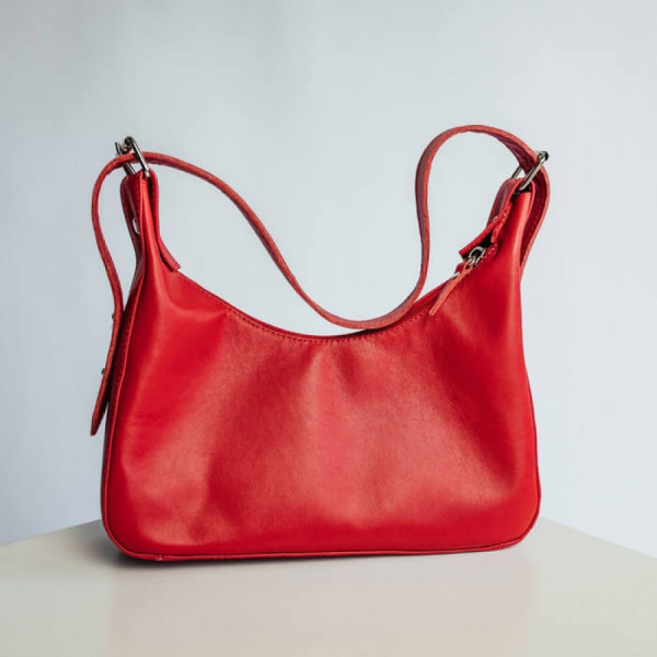 Жіноча сумка Айова червона глянець