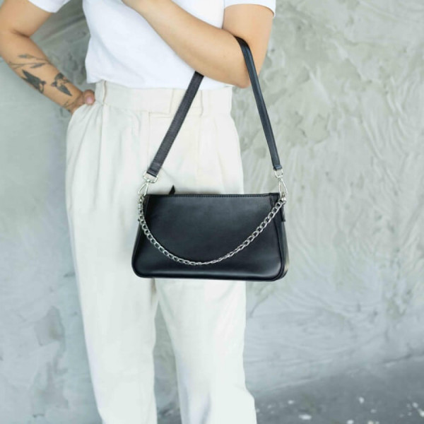 Жіноча сумка Вірджинія чорна