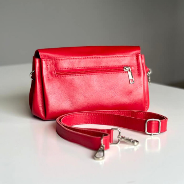 Жіноча сумка Невада червона глянець