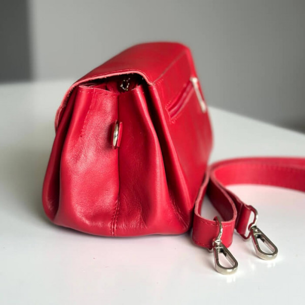Жіноча сумка Невада червона глянець