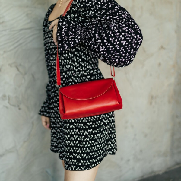 Жіноча сумка Невада червона глянець